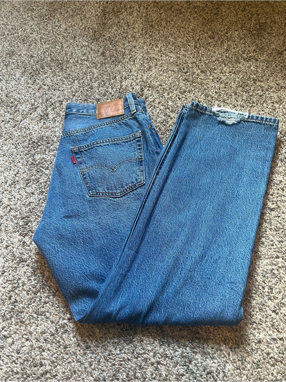 Levi's 501 90’s Medium Blue Straight Jeans
